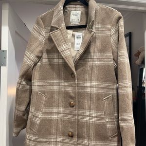 The Abercrombie & Fitch Wool Dad Coat Pea Coat